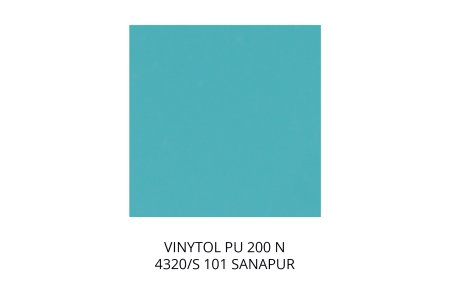 Teporex Sanapur Vinytol PU 200N (50 п/м х 140 см, бирюзовый 4320)
