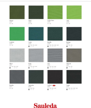 7 Lisos Lona Mosacril