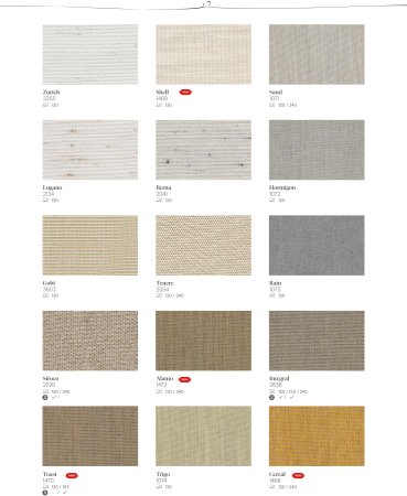 8 Lisos Lona Mosacril