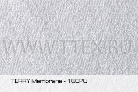 TERRY Membran 160 PU махра хлопок с ПУ покрытием (88 п/м х 200 см, белый)
