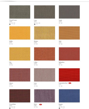 9 Lisos Lona Mosacril