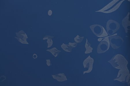 182 с принтом (50 п/м х 150 см, Синий 4622, принт бабочки Т 172)