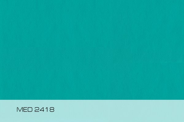 MED180 Мембранная медицинская ткань с ПУ покрытием, вес 180 гр/м2 (100 п/м х 220 см, зеленый 2418)