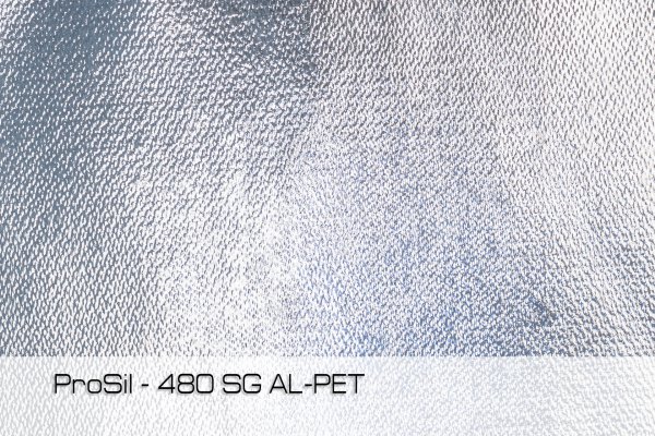ProSil SG-480 Al-PET Алюминизированная стеклоткань, 480 гр/м2 (50 п/м х 150 см, серебро)
